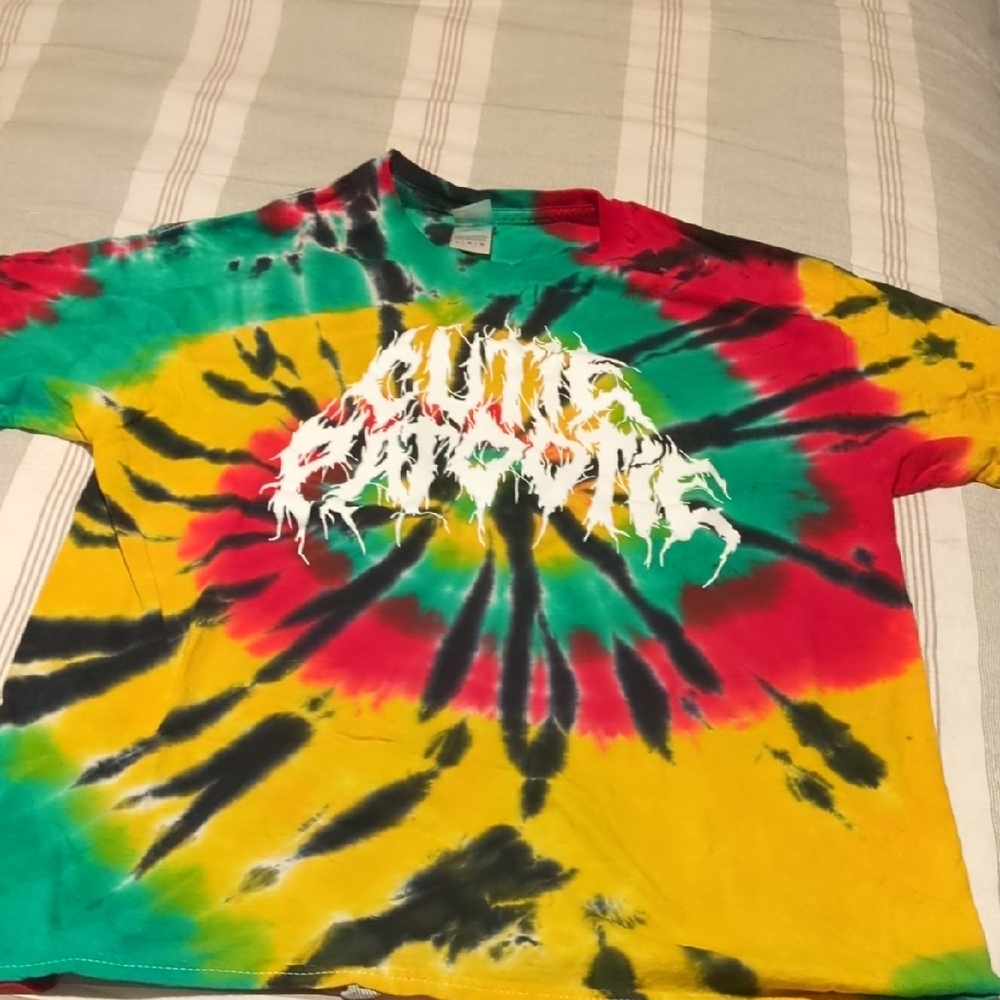 Rasta Tie Dye Cutie Patootie Graphic T-shirt